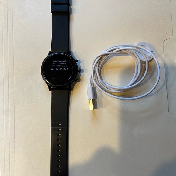 Fossil Other Fossil Smart Watch Carlyle 80 Factory Reset Gen 5 Poshmark